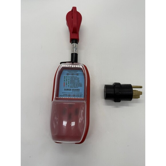 RV Surge Protector 50amp RV Circuit Analyzer 12000J + 14-50P to 10-50R Adapter - Picture 15 of 16